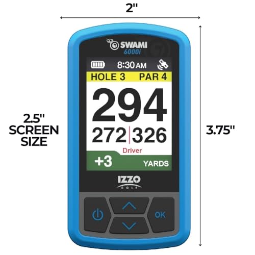 Izzo Swami Golf GPS Rangefinder - Color Display & Scorekeeper