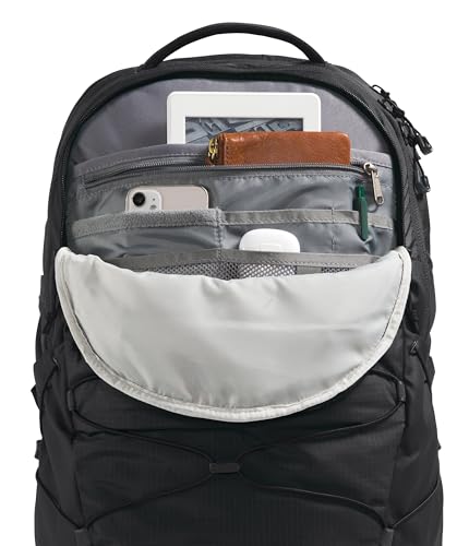 The North Face Borealis Commuter Laptop Backpack - Water Repellent, 16" Laptop Sleeve, Large Main Compartment, TNF Black/T...