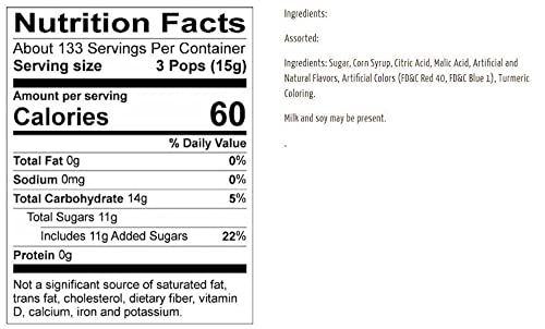 Tootsie Roll Charms Mini Pops - 4.5 lb Bag of Individually Wrapped Fruity Hard Candy Lollipops in 18 Fun Flavors - Peanut and Gluten Free, 400 Count, Packaging May Vary