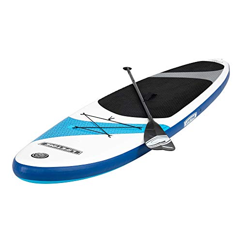 Lifetime Vista Inflatable Stand Up Paddle Board, 11' Long x 32" Wide x 6" Thick, Durable and Lightweight SUP, Stable Wide ...