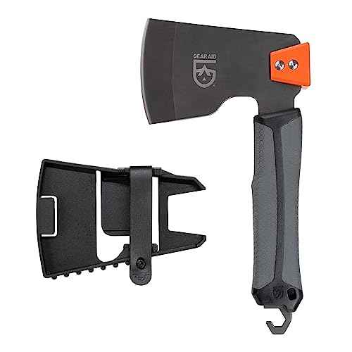 GEAR AID Balta Camp Hatchet: A Versatile Fire and Campground Tool with Safety Cover, Hammer, Kindling Cutter, and Tent Stake Puller