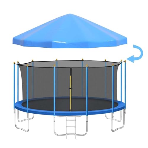 Trampoline Canopy Tent, Trampoline Shade Cover with Frame for 6ft, 8ft, 10ft, 12ft, 14ft, 16ft Trampolines Cover Top Acces...