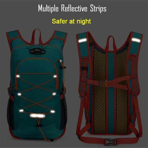 Outdoor Hydration Pack with 2L Water Bladder,Lightweight Running Backpack,Large Capacity Cycling Backpack,Daypack for Hiki...