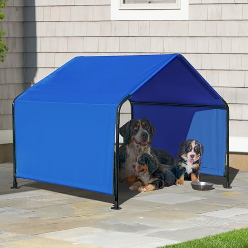ShelterLogic 5' Outdoor Pet Shade, Versatile Pet Canopy Tent for Medium to Large-Breed Dogs, Cats, Small Animals and Lives...