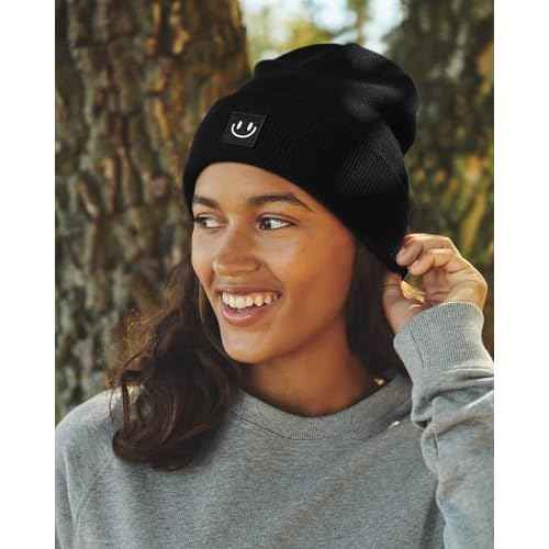 FURTALK Unisex Beanie for Women Men Knit Cuffed Winter Hats Soft Warm Cute Ski Skull Caps