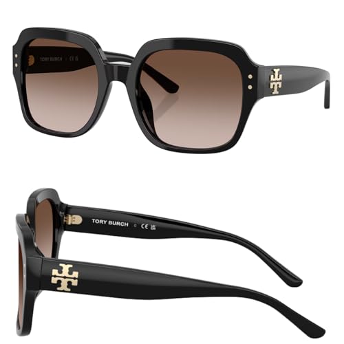Tory Burch TY7143U SQUARE Shape Sunglasses with eSHADES Luxury Eyewear kit Bundle