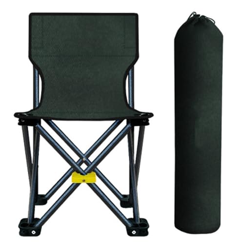 HVVRNEWF Outdoor Camping Folding Chair Ultra-Light Fishing Chair Folding Stool Green Portable Chair for Camping Expedition...