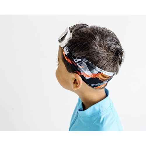 Splash Place SWIM GOGGLES with Fabric Strap - Adult & Kids Swim Goggles - Around The World Theme