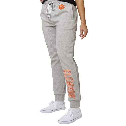 FOCO Women's Team Logo Soft Gray Woven Fashion Jogger Pants
