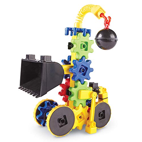 Learning Resources Gears! Gears! Gears! WreckerGears, STEM Activities, Fine Motor Skills, Toddler Explorer Kit, Science an...