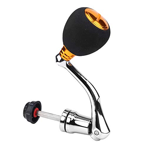 Tbest Fishing Spinning Reel Handle Metal Rocker Arm Reel Replacement Power Handle Grip