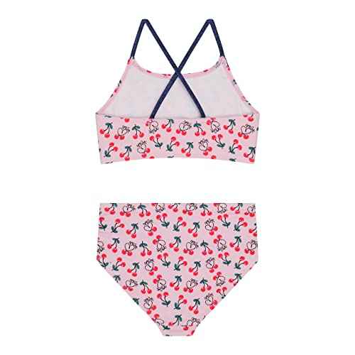 Juicy Couture Girls 4 Pack Two Piece Bikini Swimsuit Set, Kids Bathing Suit Swimwear Bikinis Tie Dye, Ombre, Metallic