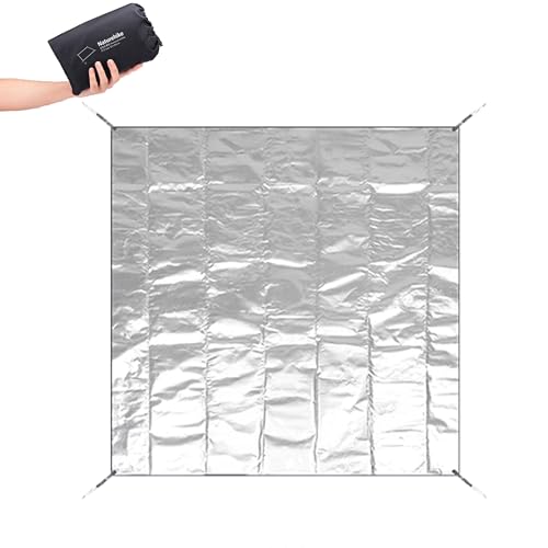 windhike Naturehike Aluminum Foil Foldable Picnic Blanket, Ultralight Ground Sheet Mat, Waterproof Camping Tarp, Sleeping ...
