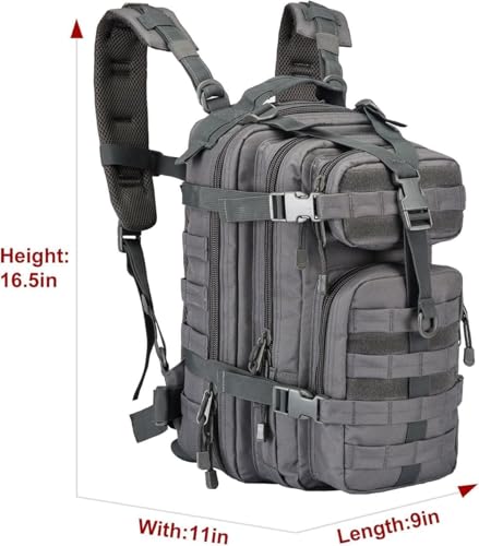 TheKidsRefined Small Military Tactical Backpack Army Assault Rucksack GYM Hiking Bug Out Bag
