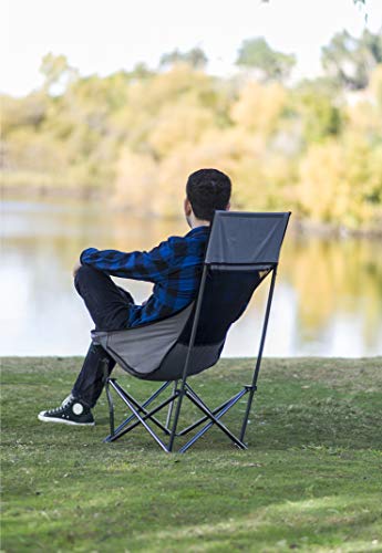 Mac Sports XP High Back Rocking Folding Camping Chair with Headrest - Lightweight Camping Chair Supports up to 225 LBs wit...