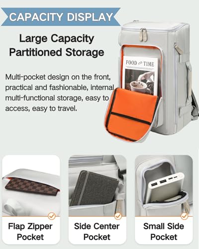 KEQIKAI Large Travel Duffle Bags Backpack for Men Women, 50L Sports Gym Bag with Wet Pocket, Waterproof Carry On Backpack ...