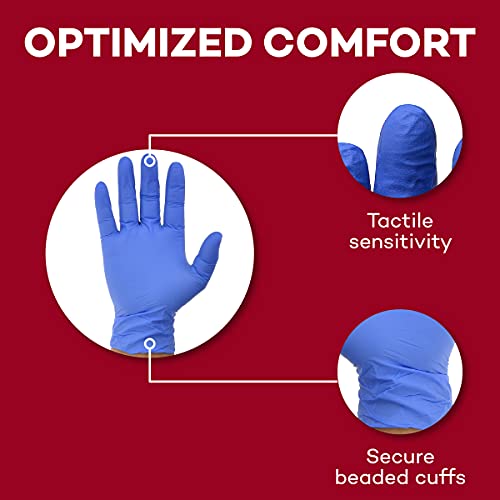Dealmed Medical Exam Gloves – 2000 Count Medium Nitrile Gloves, Disposable Non-Irritating Latex Free, Multi-Purpose Use fo...
