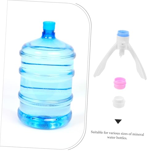 OFFSCH Triangular Water Jug Stand Easy Setup Water Dispenser Base Support Rack for Home and Office White with Connectors