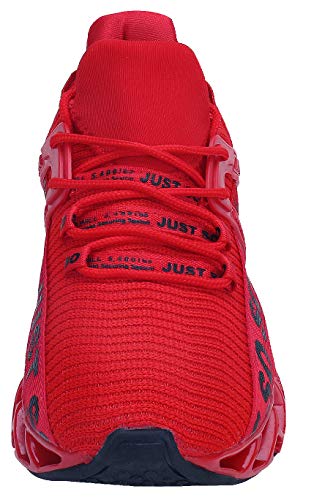 WONESION Mens Breathable Walking Tennis Running Shoes Blade Fashion Sneakers