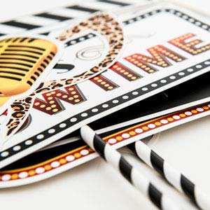Hollywood - Movie Theme Photography Backdrop and Studio Props DIY Kit. Great as Dress-up and Awards Night Ceremony Photo B...