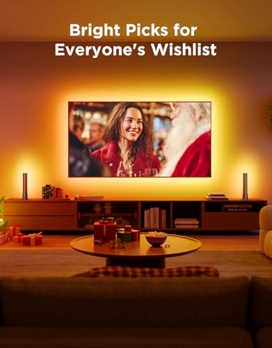 Govee TV LED Backlight Strip, RGBIC Smart LED Backlight for 40-50inch TVs, Music Sync, Wi-Fi Bluetooth & App Control, Work...