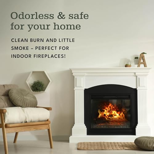 Superior Trading Oak Mini Fire Wood w/Fire Starter Pods, Winter Fireplace Starter, Wood Stove, USDA Cert 4-5” Kiln Dried F...