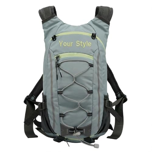 Latlonix DIY Friendly Backpack with Blank Front for Embroidery, 20L Hydration Ready Pack with Deployable Net, Custom Gear ...