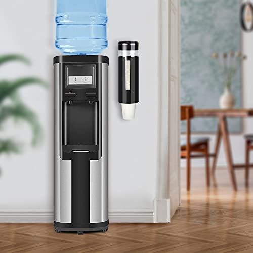 Cup Dispenser, Pull Type Water Cooler Cup Holder Fit 4oz-7oz Disposable Cups, Upgraded Wall Mounted Mouthwash Cup Dispense...