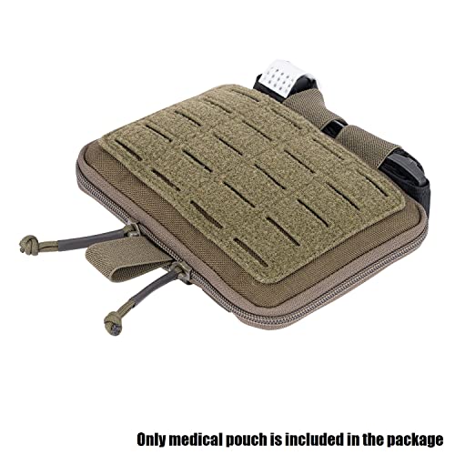 Dotacty Medical Pouch for Tactical/Duty Belt MOLLE Vest/Pack EMT First Aid Pouch IFAK Utility Pouch Trauma Kit Organizer ...