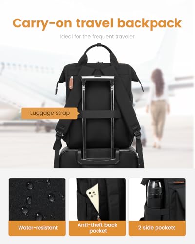 LOVEVOOK Laptop Backpack for Women, School Backpack for Teen Girls, Work Travel Backpack Purse, Commuter Business Computer...