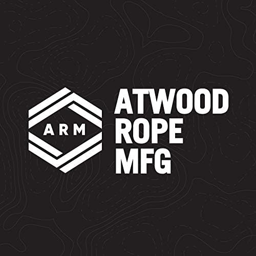 Atwood Rope Ready Rope™ Micro Cord Dispenser 125ft 100lb Test, Camping Gear Survival Tool, Built in Storage, Cutting Blad...