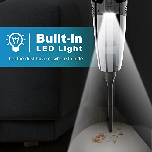 Blestan Handheld Vacuum Cordless Portable Car Vacuum with LED Light, High Power Suction, 3 in 1, Lightweight Rechargeable ...