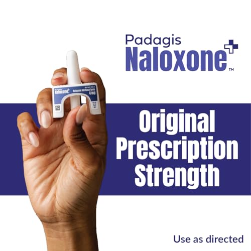 Padagis Naloxone HCI Nasal Spray, 4 mg – Emergency Treatment for Opioid Overdose - Rapid-Response Opioid Overdose Reversa...