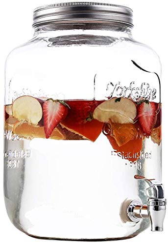 16mm Beverage Dispenser Replacement Spigot Silver Push Style faucet for Beverage Dispenser Carafe Plastic Pour Spout Set I...