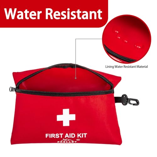 152 Piece Small First Aid Kit, Travel Size First Aid Kit TSA Approved, Mini Forst aid kit for Home, Car, Travel, Camping, ...