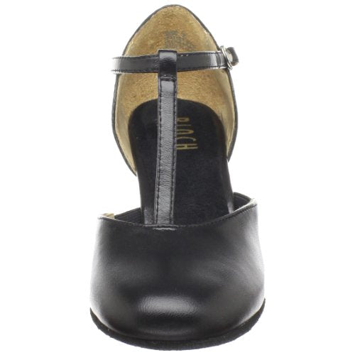 Bloch Women's Splitflex T-Strap Character Shoe, Versatile Shoe, Cushioned Insole, Suede Forefoot Outsole, Short Shank with an Elastic Panel, Comfortable, High Durability, Superior Fit