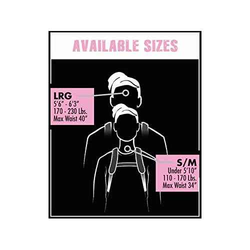 Muddy Women's The Safeguard Treestand Safety Harness Nylon Black and Pink