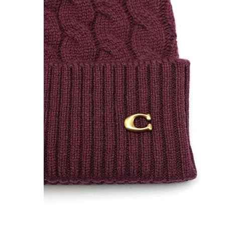 Coach Womens Cable Beanie