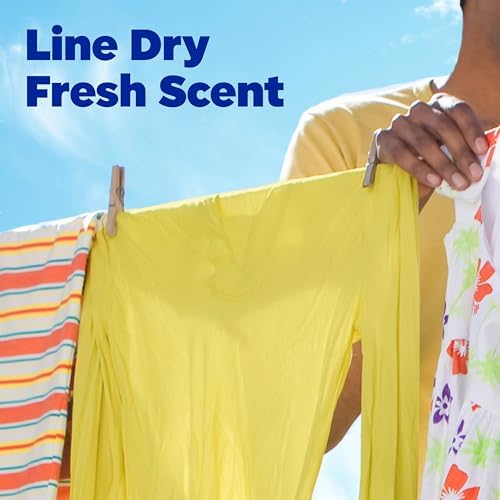 Tide Simply Oxi Boost + Bleach Alternative Laundry Detergent Soap, Safe on Colors, Whitens, Brightens, Line Dry Fresh Scent, 137 fl oz, 96 Loads