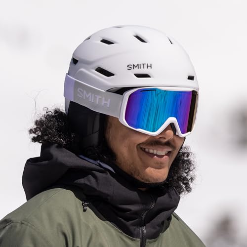 Smith Mission Helmet for Men ? Adult Snowsports Helmet with MIPS Technology + Zonal Koroyd Coverage ? Lightweight Protection for Skiing & Snowboarding? Matte Gold Bar, Small