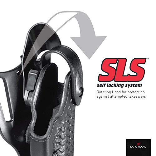 Safariland 6280 Duty Holster, Fits Smith & Wesson M&P9/40 1.0, Level II Retention¢â, STX Tactical Black, Right Hand