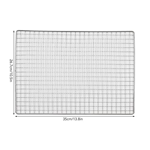 Grill Mesh Set of 3, Non Stick Barbecue Wire Mat Reusable Mesh Accessories Multi Functional BBQ Grill Mat for Picnics Camping
