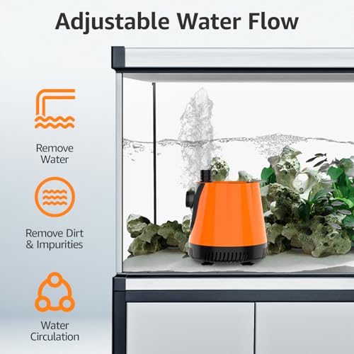 AQUE 360° All-round Water Intake Submersible Pump. It is suitable for fish tanks, ponds, aquariums and hydroponic systems....