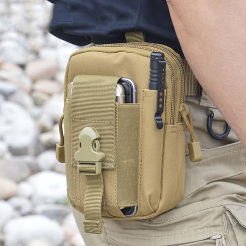 Tactical Waist Bag For Mobile Phone Men's Outdoor Sports Wrist Arm Bag Key Tool Chest Bag