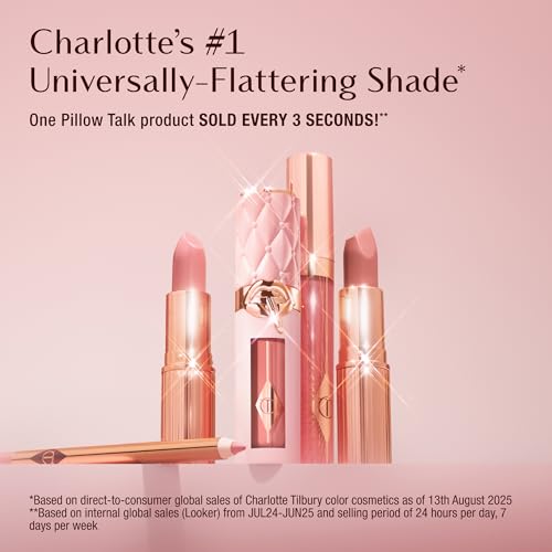 Charlotte Tilbury Pillow Talk Dreams Come True Makeup Kit - Limited Edition 15-Piece Beauty Gift Set with Lip, Eye & Cheek...
