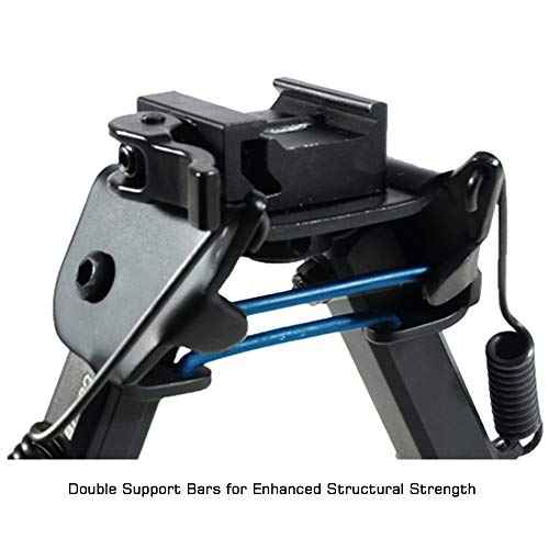 UTG Super Duty Bi-pod with QD Lever Mount, Height 6.0"- 8.5" , Black