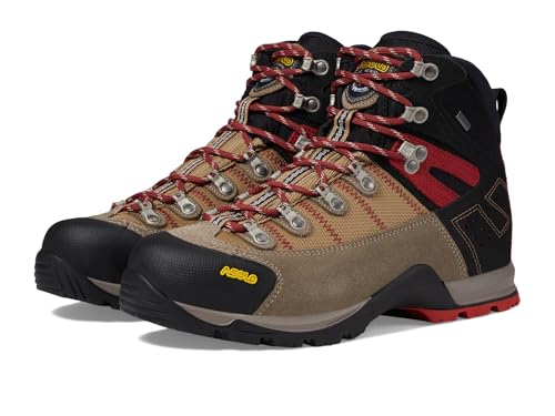 ASOLO Men's FUGITIVE GTX Water-Resistant Breathable Suede Nylon Trekking Low Ankle Hiking Boots | Toe Rubber Cap