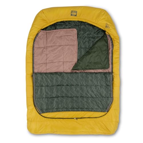 Kelty Tru.Comfort Doublewide 20 Degree Sleeping Bag – Two Person Synthetic Camping Sleeping Bag for Couples & Family Camping