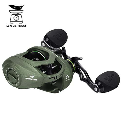 KastKing Spartacus II Rods and Combos, Cast - 7'10" - H Power, 7.2:1 Gear Ratio, Stryker Green,Right Handed