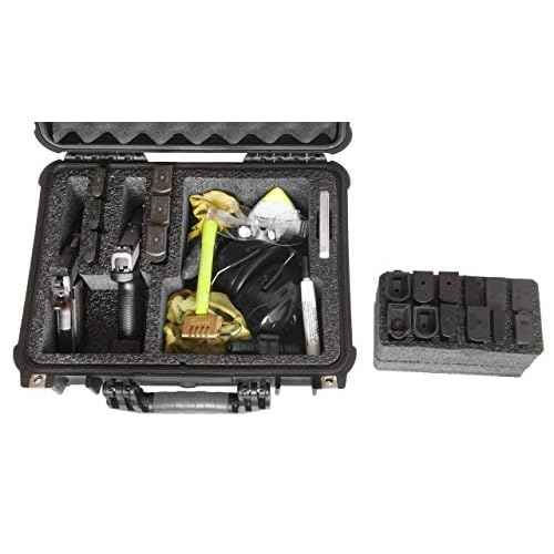 Case Club 2 Pistol & 18 Magazine Case with Accessory Pocket. Pre-Cut, Heavy Duty, Waterproof with Silica Gel for Gun Rust Prevention (Upgraded Gen-2)